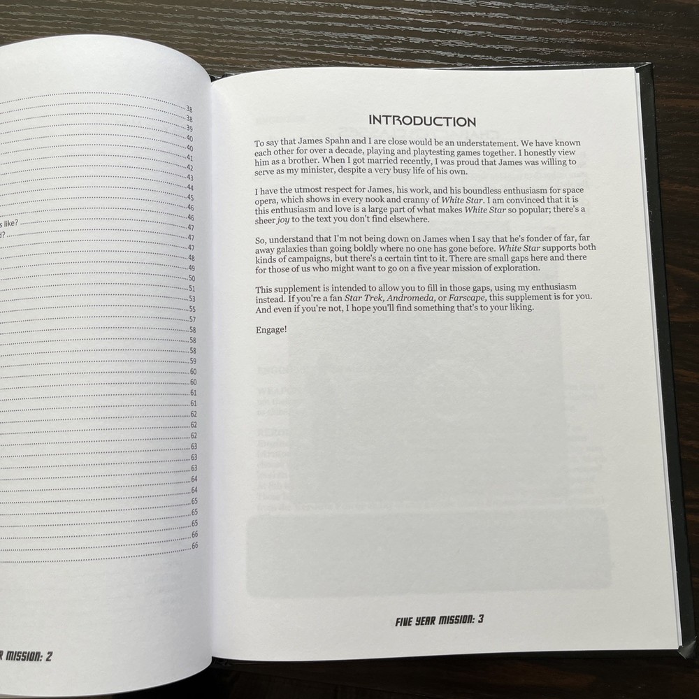 Five Year Mission: White Star Supplement
