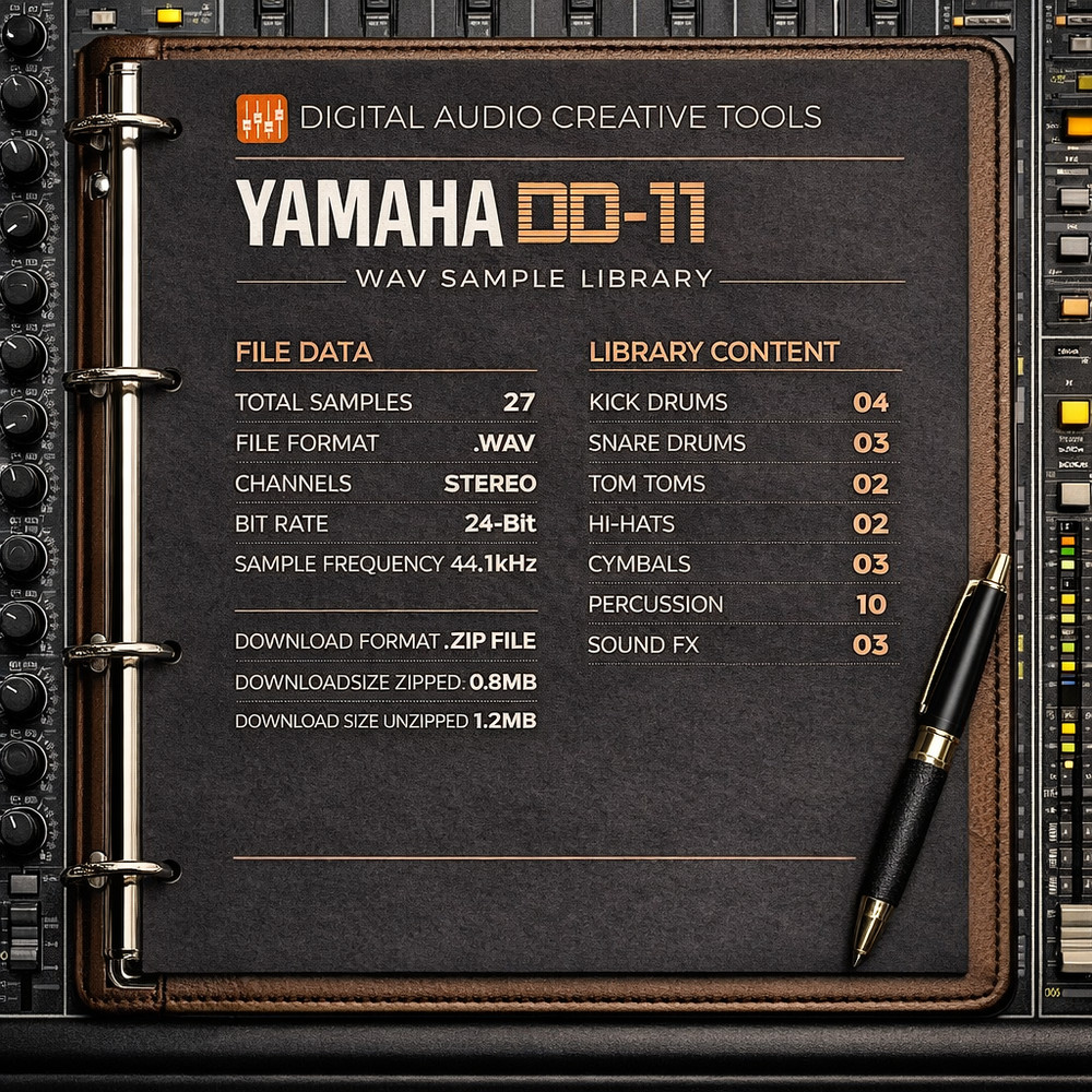 Yamaha DD-11 Drum Machine Sample Library
