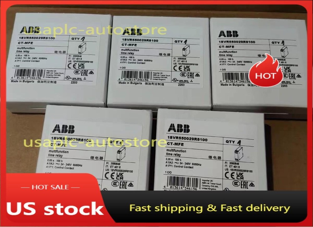 1pc ABB CT-MFE time relay 24-240VAC/DC