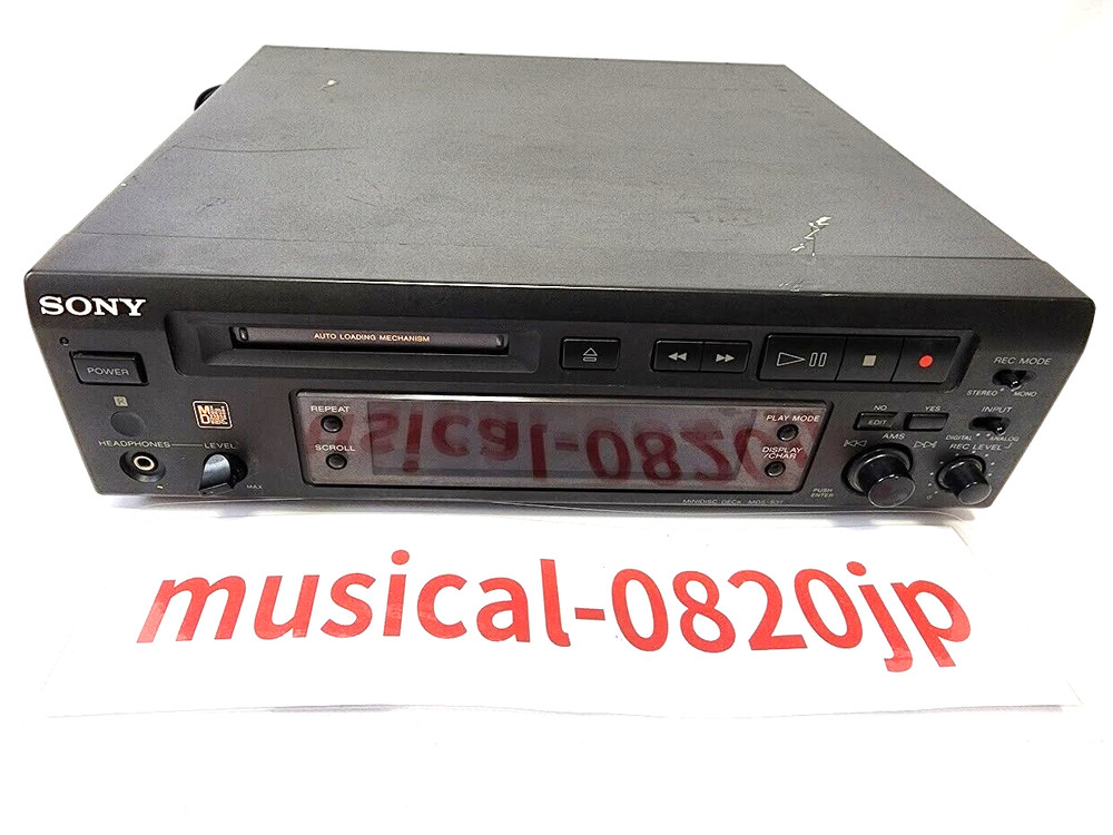 SONY MDS-S37 Minidisc Deck Player Recorder