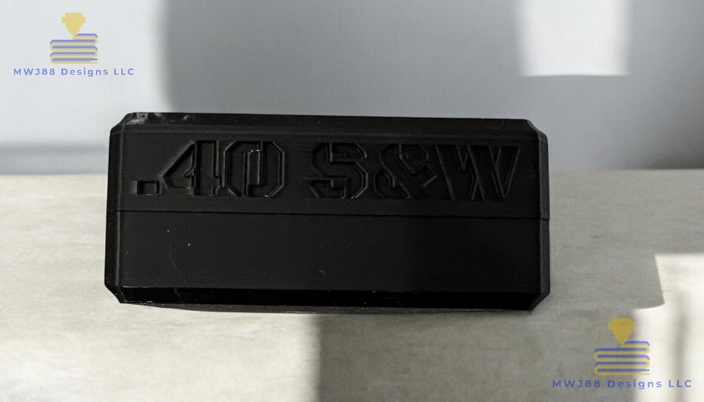 Sliding .40 S&W Ammo Storage Box Case - 50rd Round - Multiple Colors!