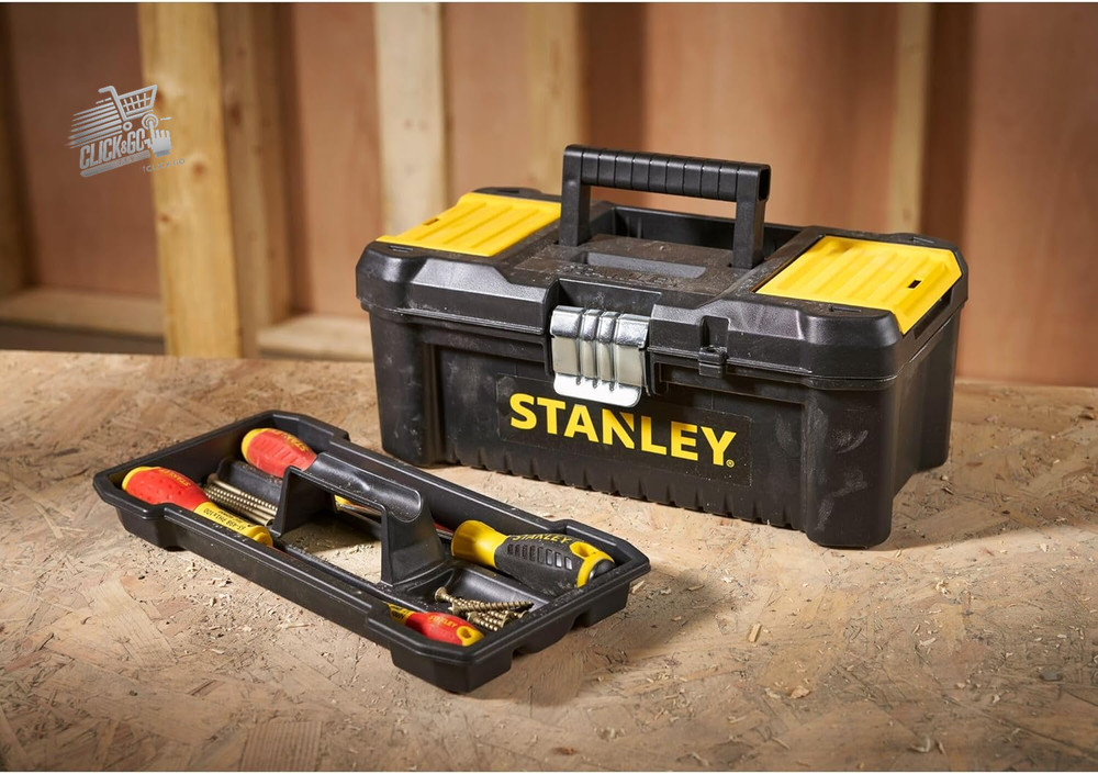 STST1-75520 Tool Box, Black/Yellow, 19"