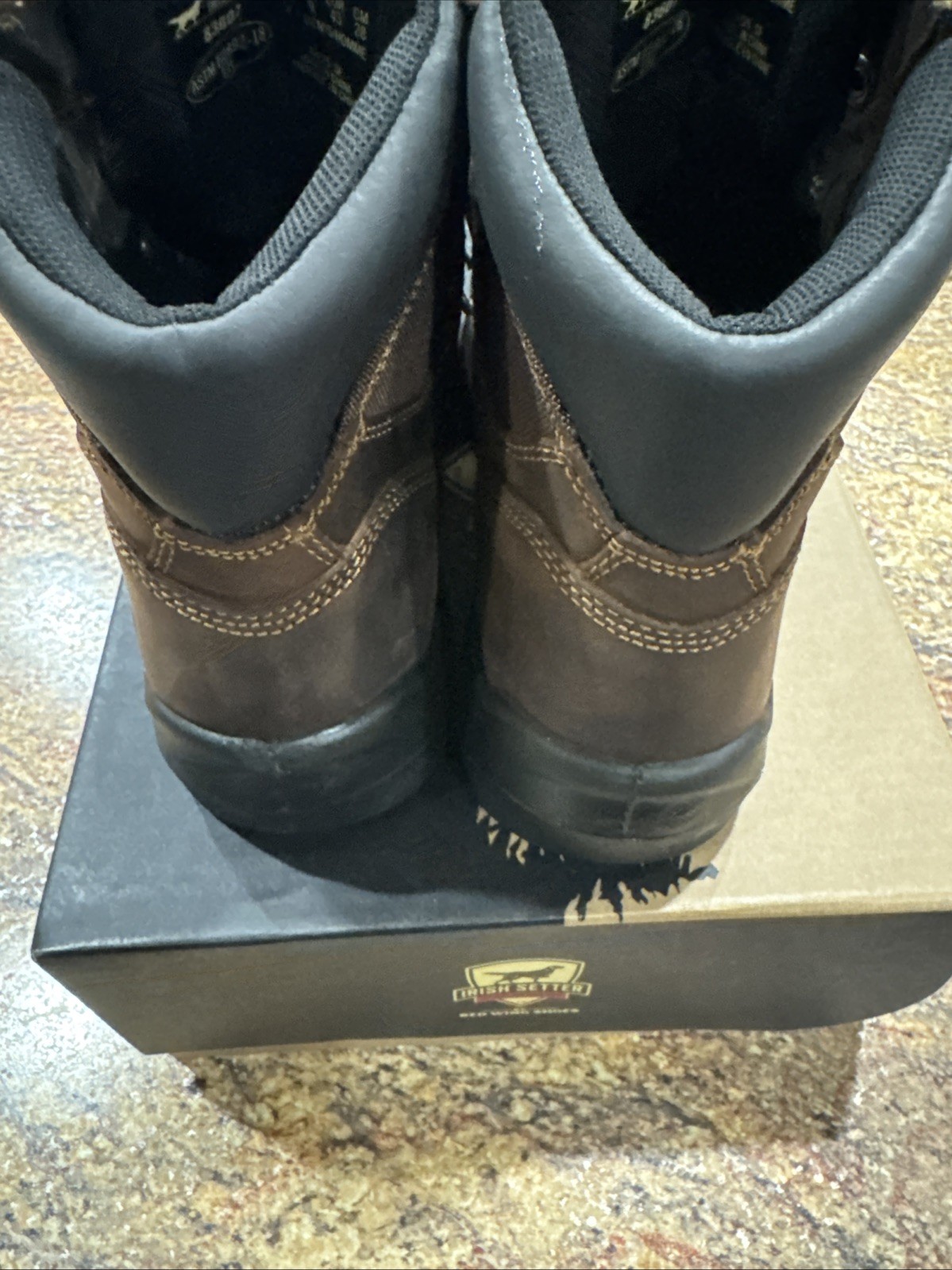 Irish Setter Ely 83607 Electrical Hazard Work Boots Brown 10 Wide