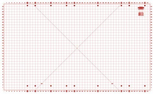 Cutting Mat with Grid - 59"x36" for Home Hobby Table - Durable Crafting Surface