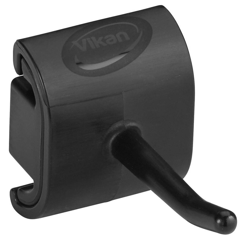 VIKAN 10129 Tool Wall Bracket,1 5/8 in L,Black 61JA62