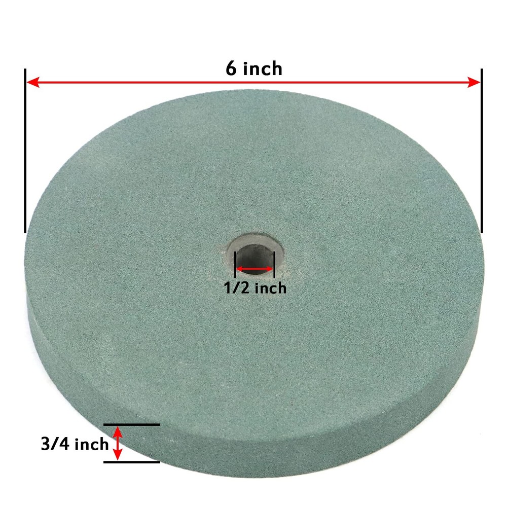 6 Inch Bench Grinder Grinding Wheel & Wire Brush + Fine