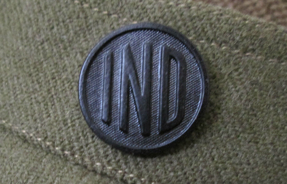 WWI Indiana Collar Disk