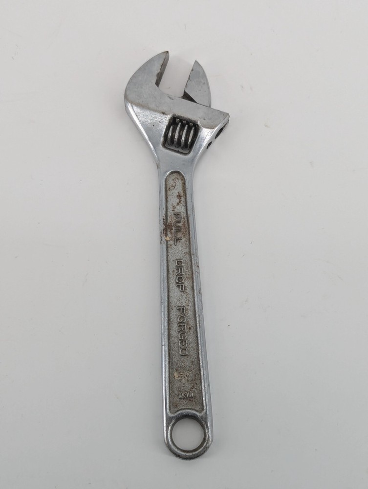 FULLER NO. 8 Chrome ADJUSTABLE WRENCH