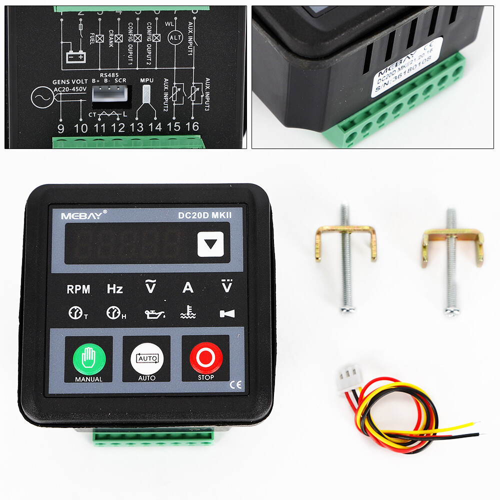 Genset Controller DC20D MK2 Generator Controller For Gasoline Genset