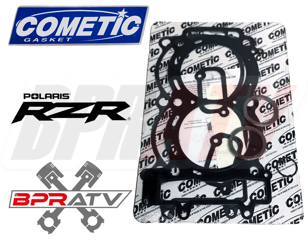 Polaris 2011-2014 RZR 900 XP 4 900 Top End Rebuild Kit Cylinder & Wiseco Pistons
