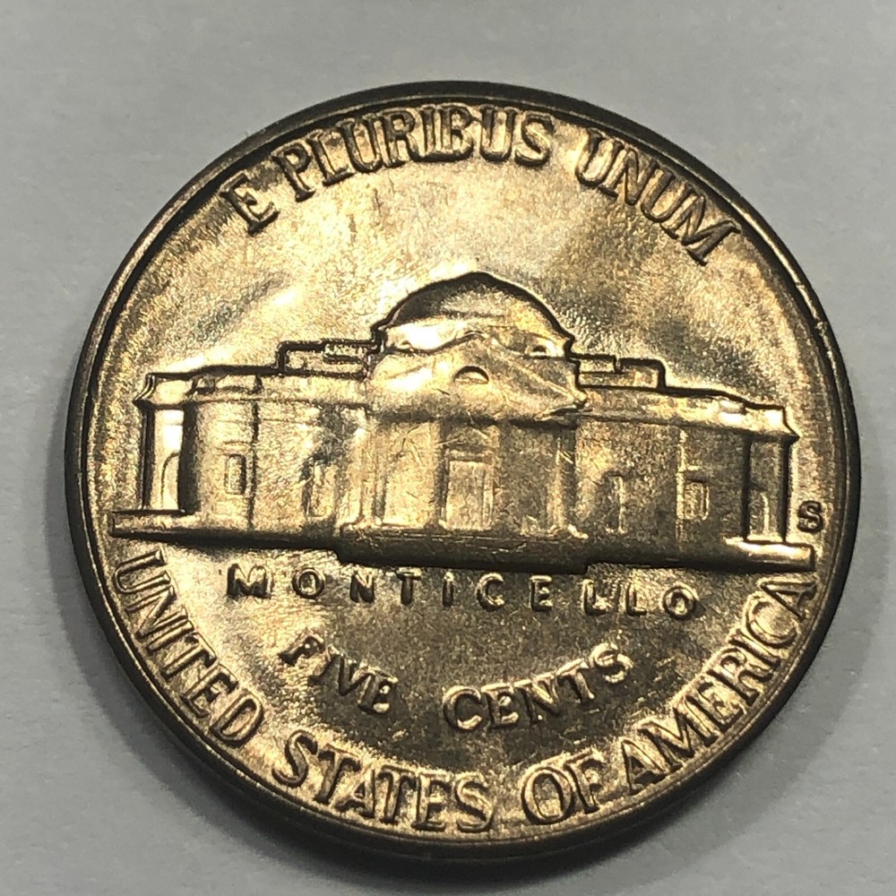 1954-S Jefferson 5 cent - Uncirculated