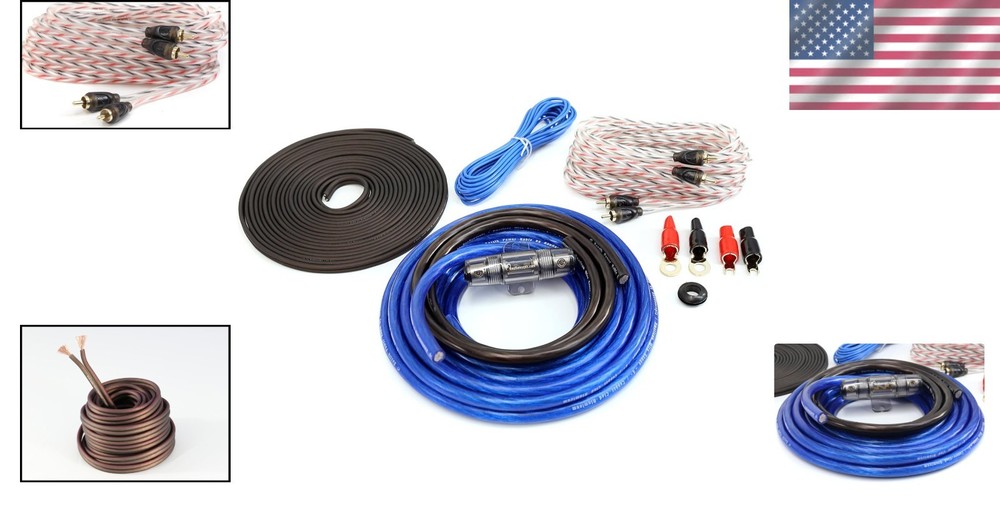 Complete Amplifier Installation Kit with RCA