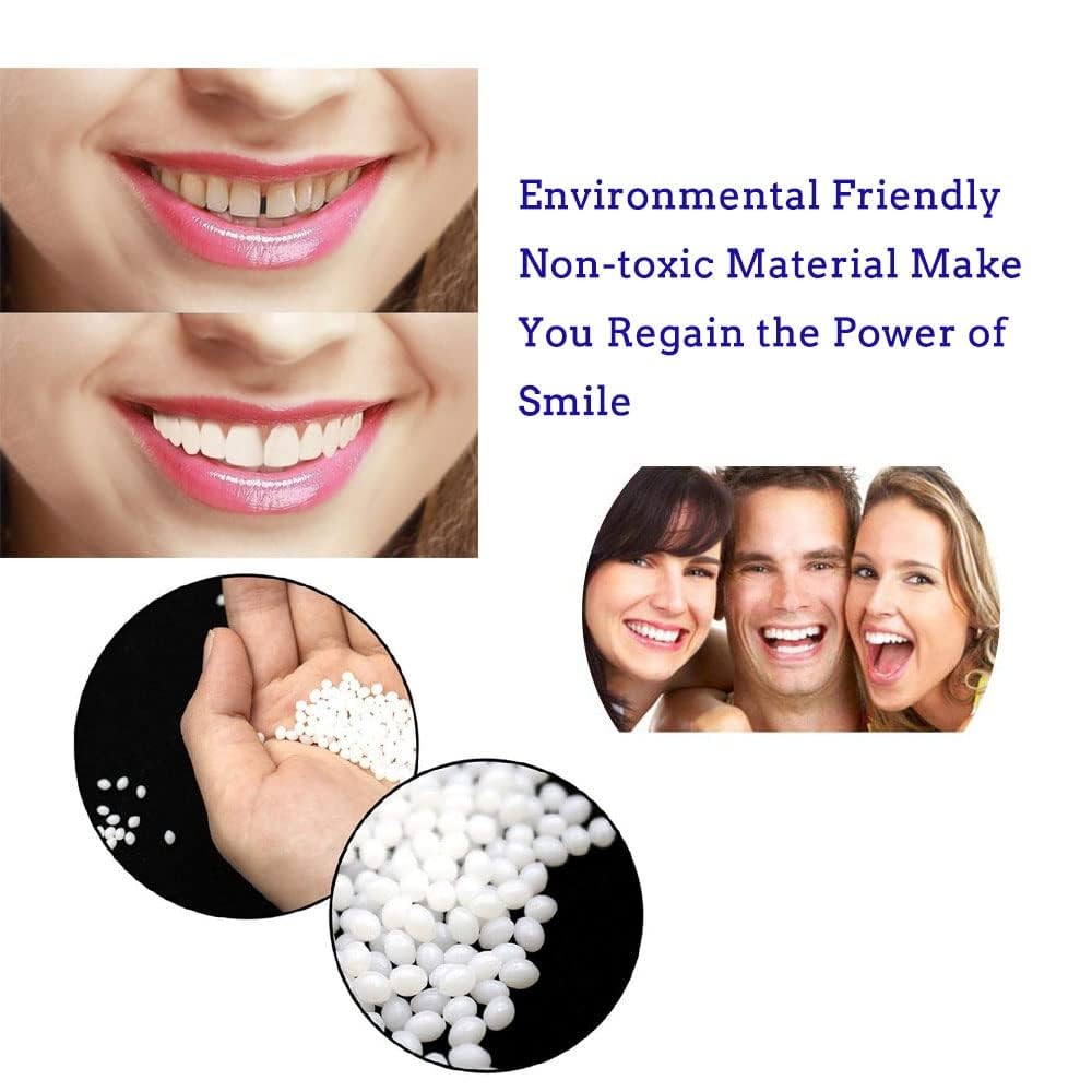 Tooth Filling Thermal Beads Do it Yourself Moldable False Teeth for Temporary...