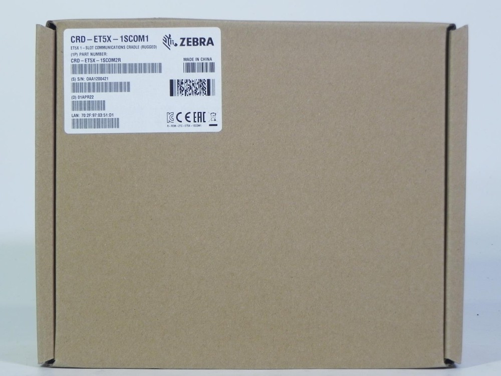 Zebra Rugged Communication Charge Docking Cradle CRD-ET5X-1SCOM2R NEW IN BOX