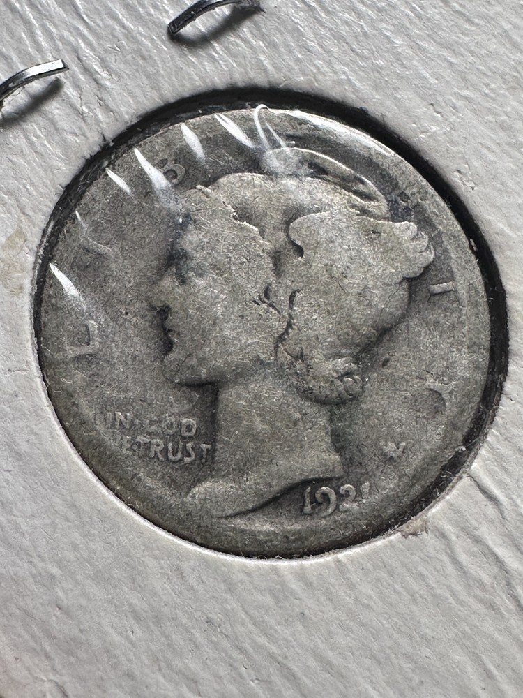 1921 mercury dime          Lot#774