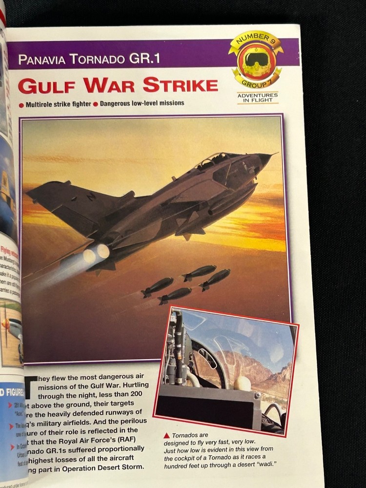 Modern Combat Aircraft Booklet Insert Pages - 9 Total