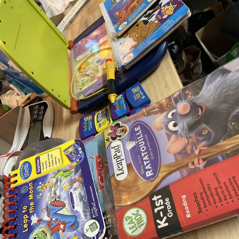 Leap Pads Cassettes Books Etc Collection