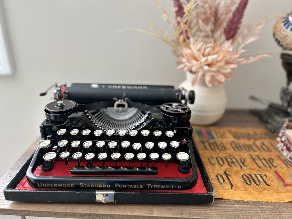 Vintage Typewriter Typeface Working And Ready To Use