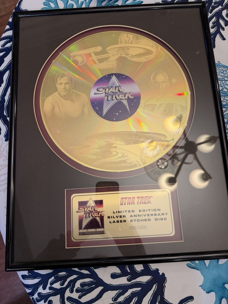 Star Trek Silver Laser Disc Limited Edition