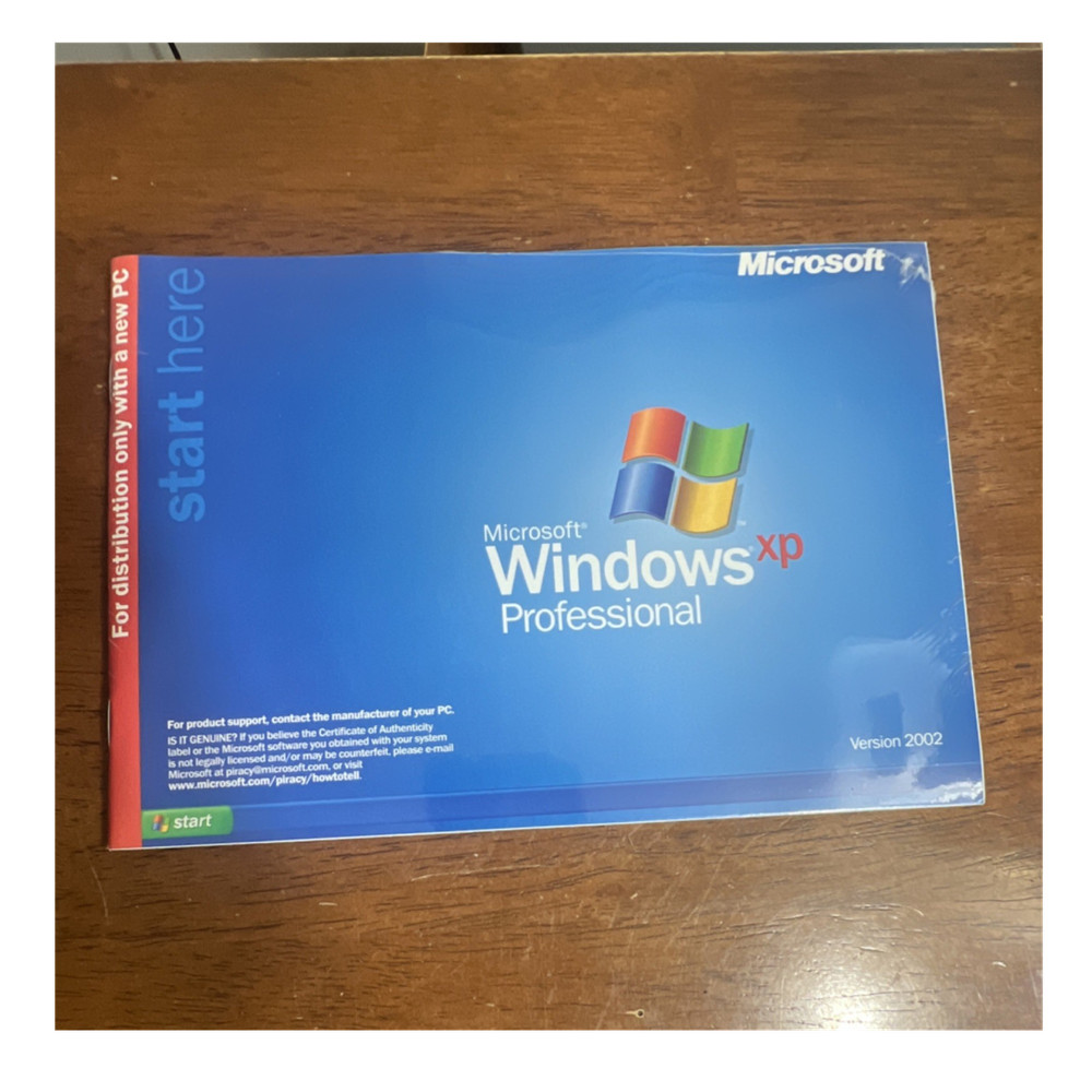 Microsoft Windows XP Professional Version 2002 OEM CD English Operating System