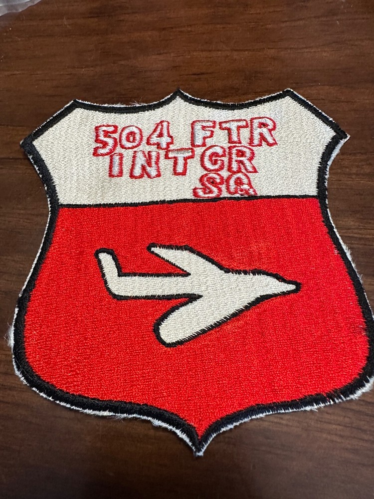 Vintage USAF 504th Fighter Interceptor Squadron Patch