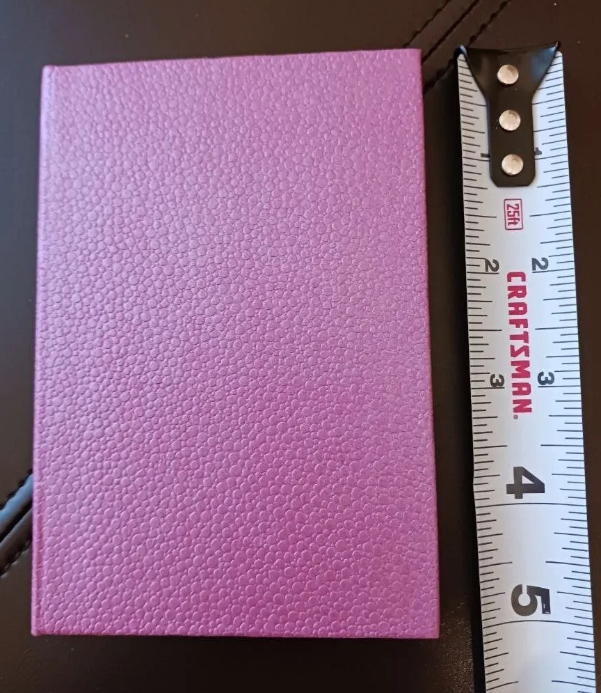New, Small Notebook, Pink Mini Pocket Notebook Journal 3.5 x 5