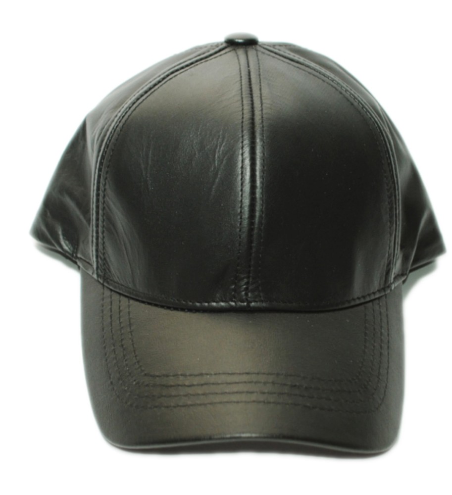 Genuine Leather Adjustable Solid USA Baseball Cap Hat Distressed Suede Leather