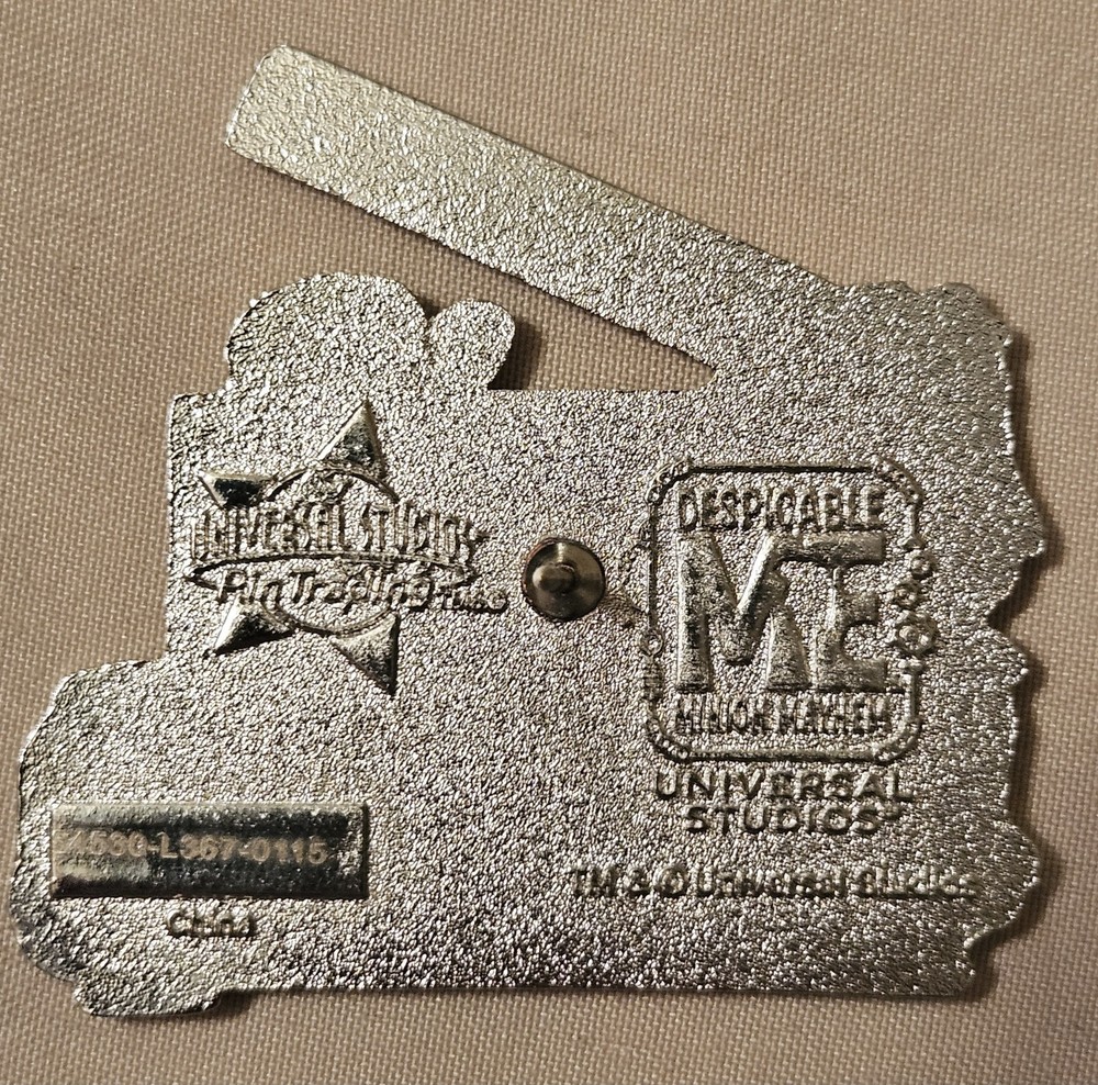 Universal Studios Orlando Minions Clapboard Pin