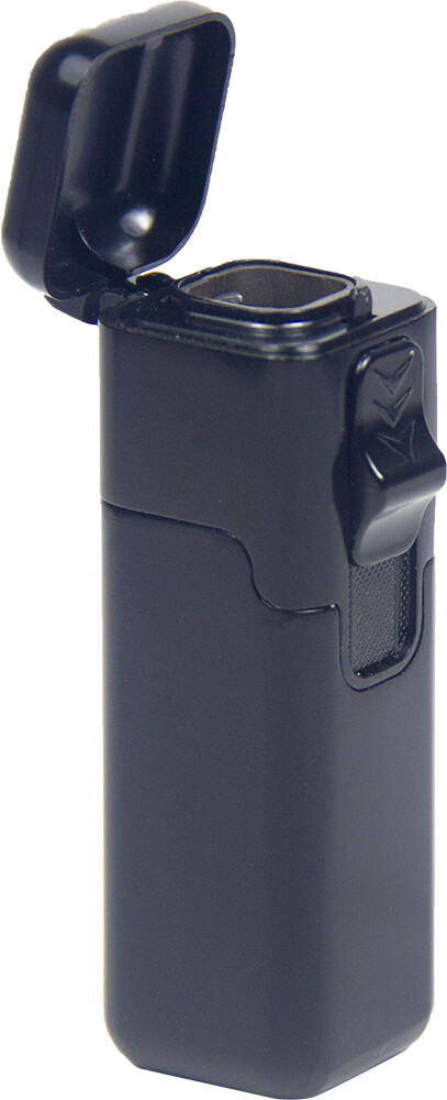 Cuboid Shaped Quad Flame Cigar Torch Lighter Adjustable Refillable Gunmetal