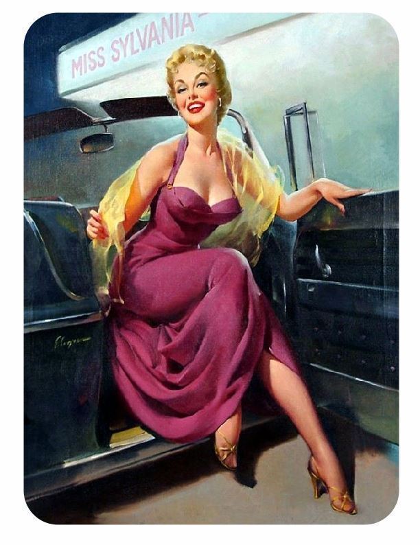 Pinup Girl Sticker Decal