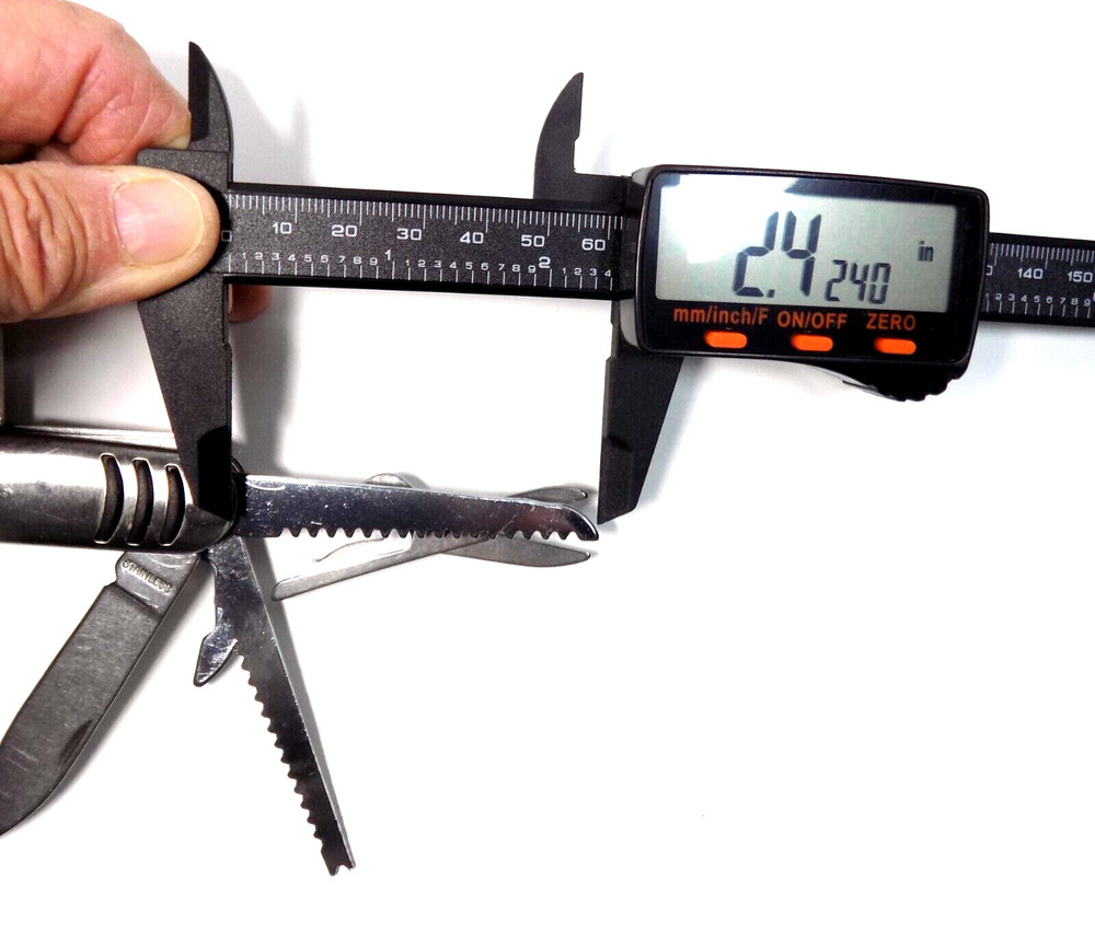 Multi- Function Pocket Knife Stainless Steel 11 features in 1 Sartego