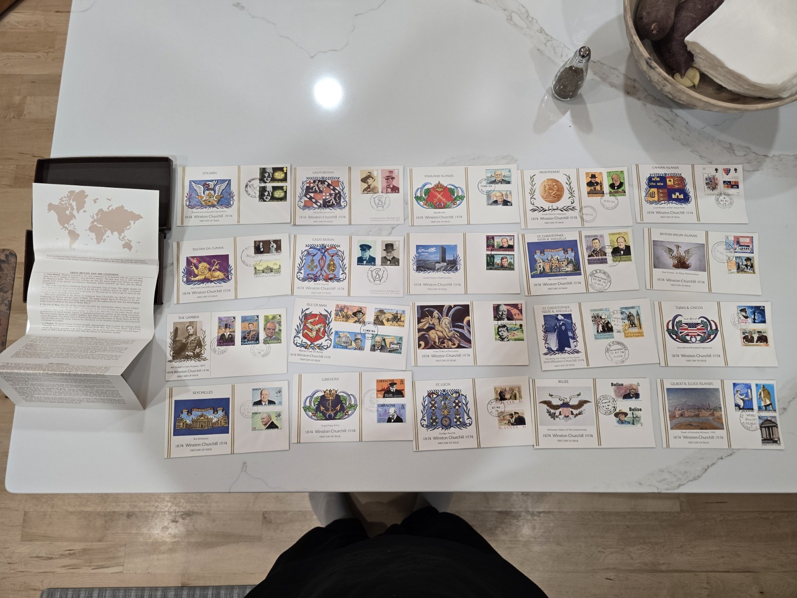 Rare Commemorative Winston Churchill Stamps