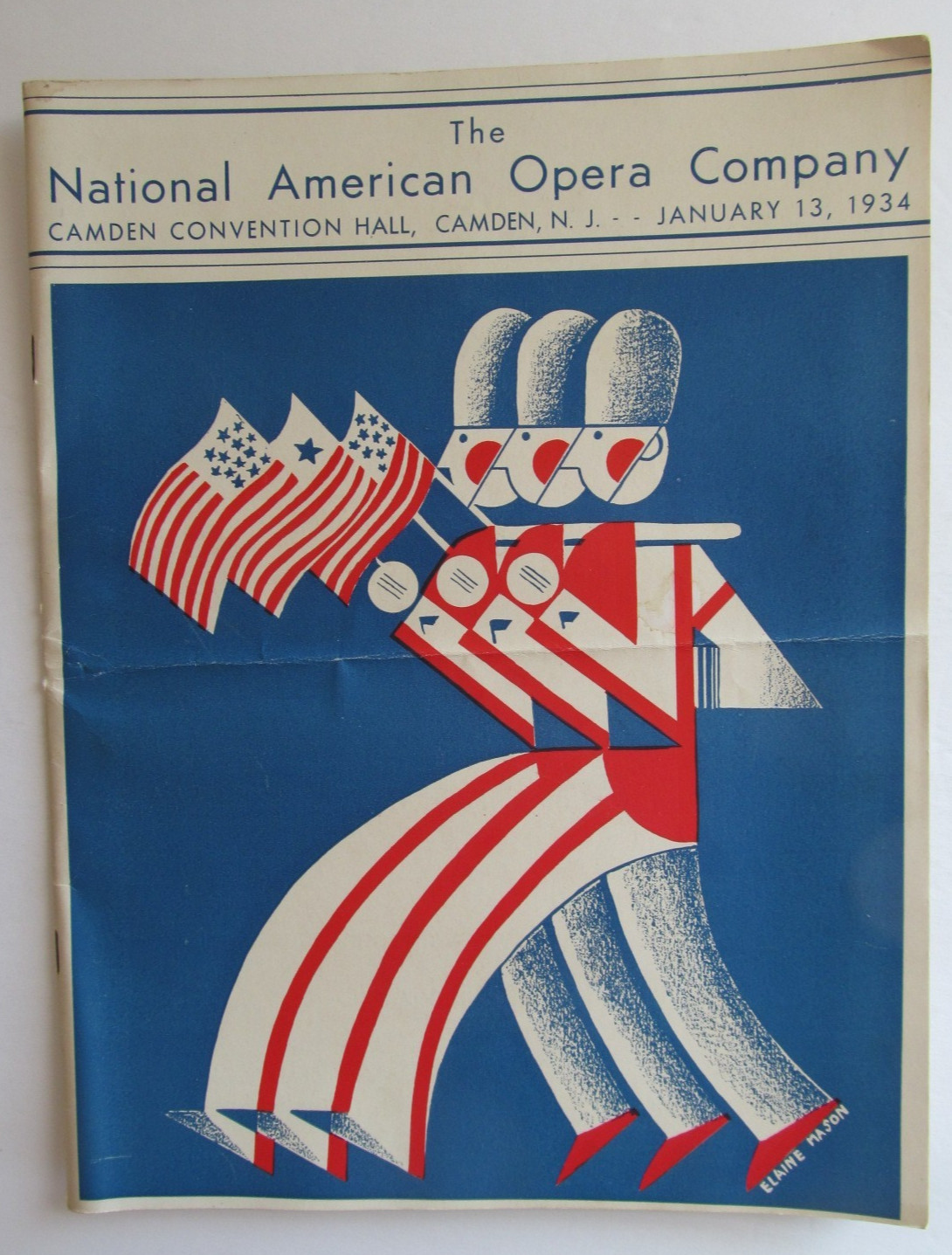National American Opera Co. - Program - Camden NJ - 1934 - Cav/Pag