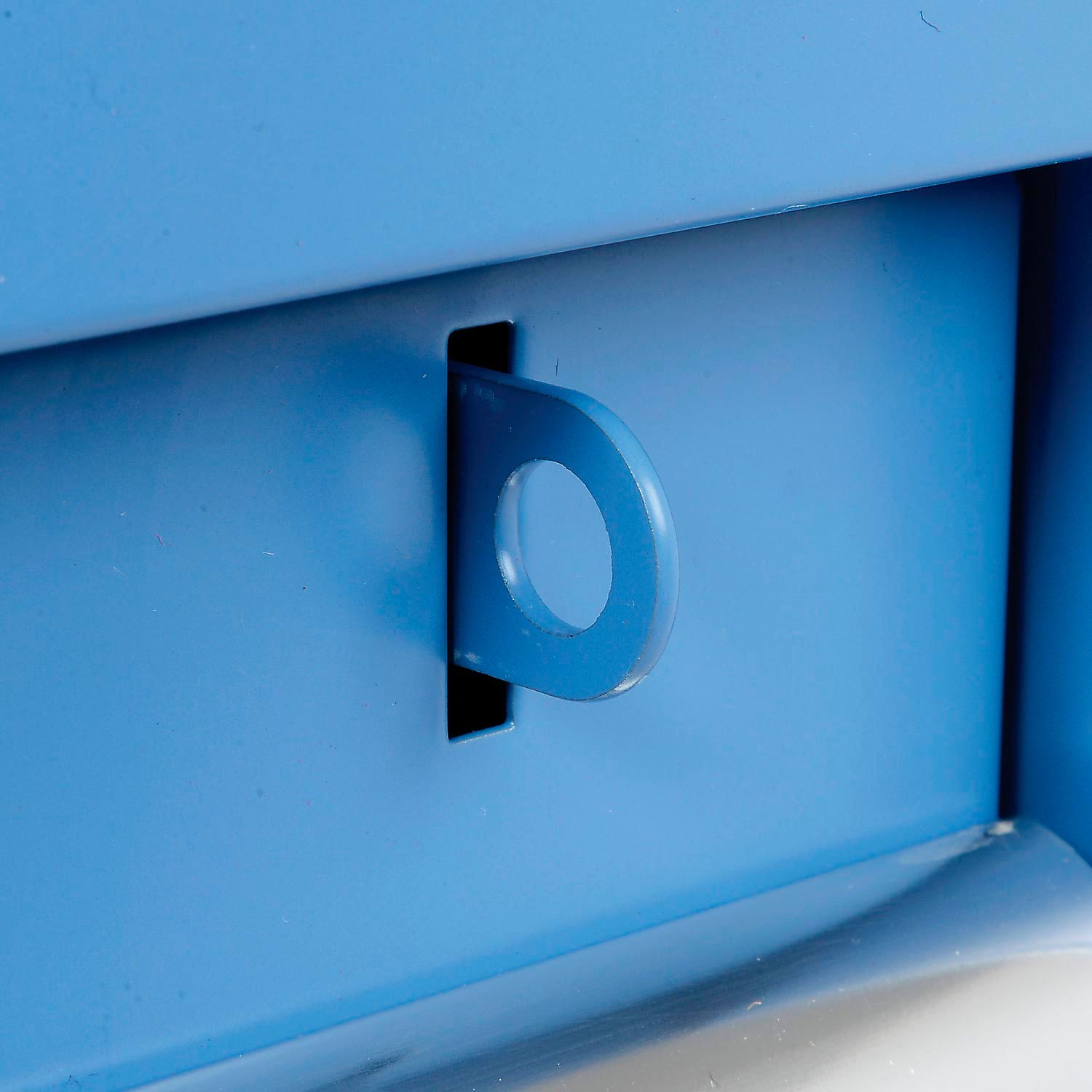 Global Industrial Steel Drawer W/ Cylinder Lock 17-1/4"W x 20"D Blue