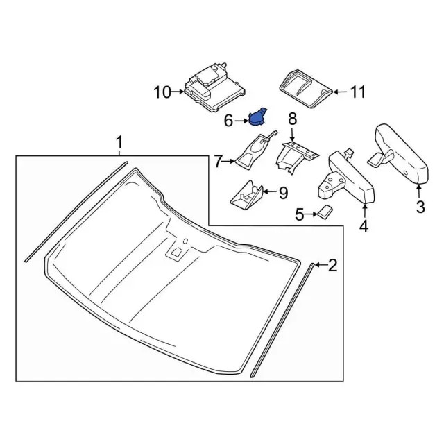 Genuine Ford Rain Sensor LU5Z-17D547-B