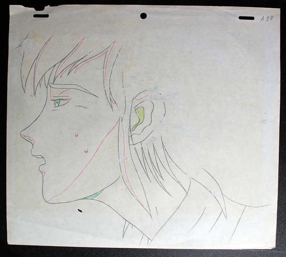 Guyver Anime Production Cel & Douga