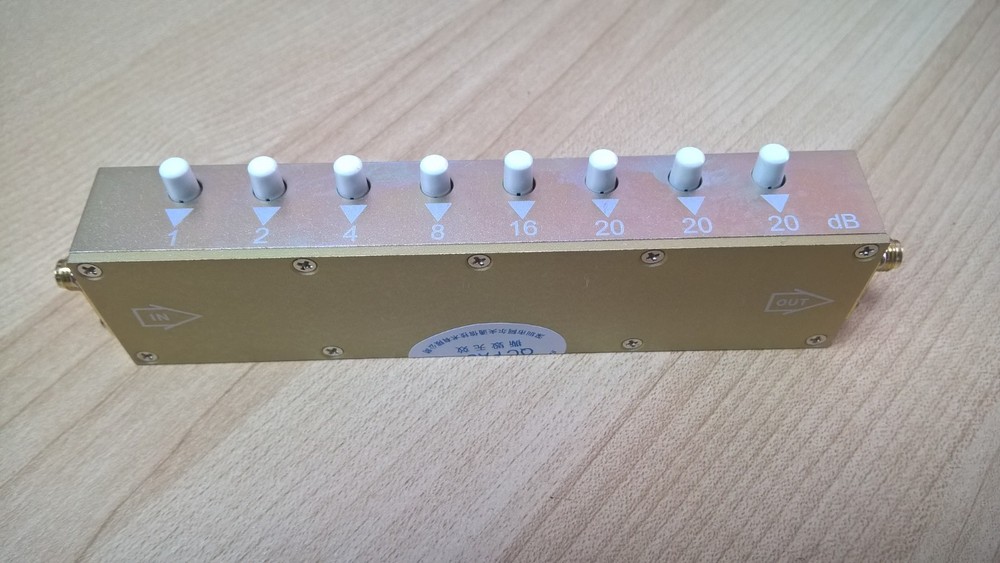 NEW RF 2.5GHZ / 91dB STEP VARIABLE 50 OHM ATTENUATOR,TRANSMITTER / FOX HUNT