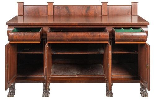 AMERICAN EMPIRE STYLE SIDEBOARD
