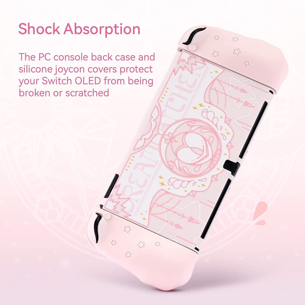 GeekShare Protective Case for Nintendo Switch/OLED and Joy Con Ergonomic Design