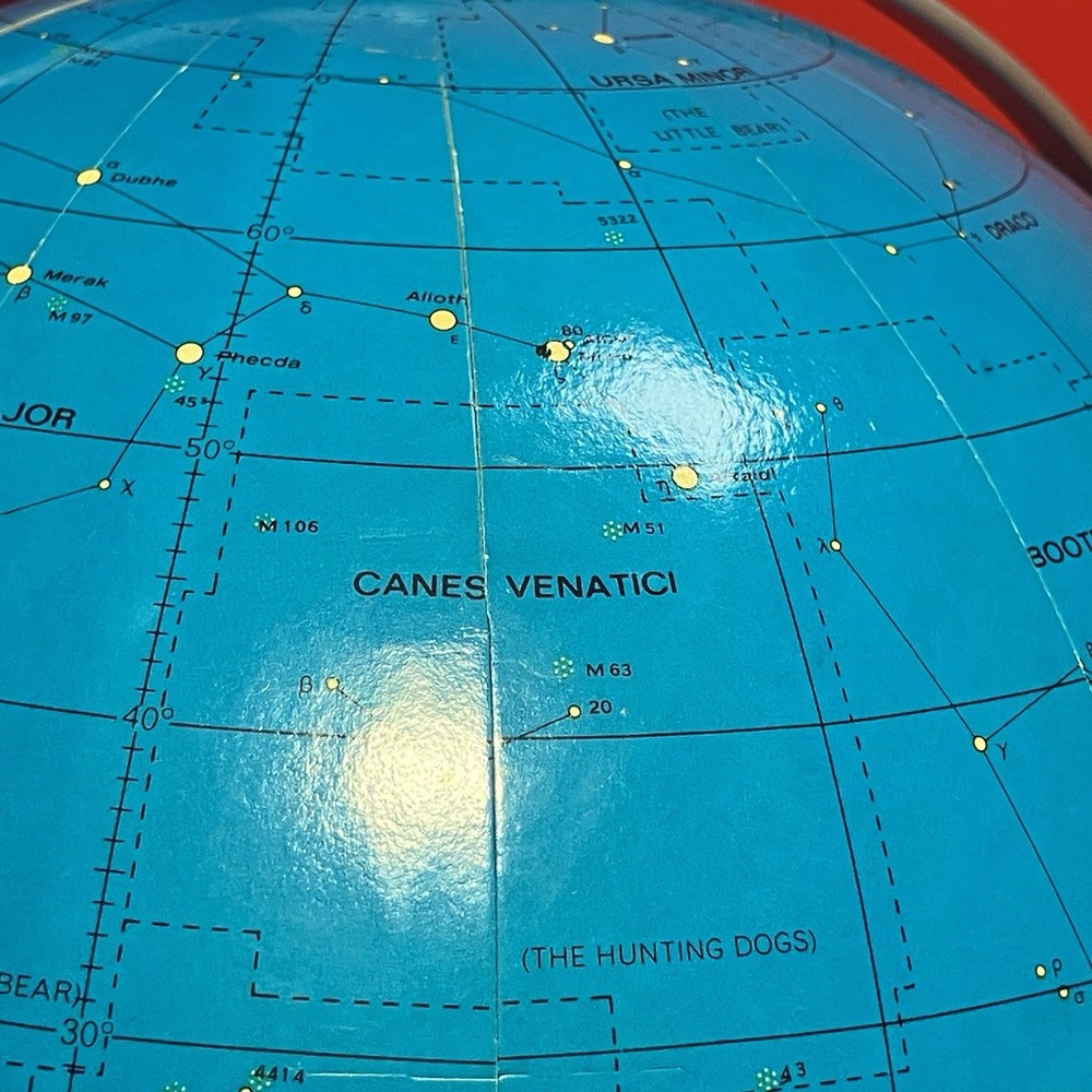 Vintage 12" Apollo Celestial Globe Replogle 1971 / Star Constellation / Flaw
