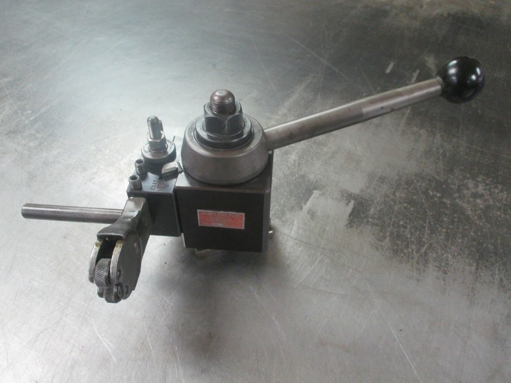 USED Aloris CXA Type Quick-Change Tool Post w/ CXA-2 Holder & Knurling Tool