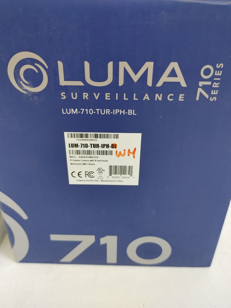 Luma LUM-710-TUR-IPH-WH Security Camera NEW/WRONG BOX