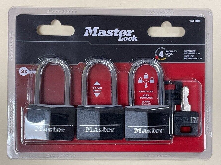 Master Lock, Vinyl Covered Solid Body padLock
