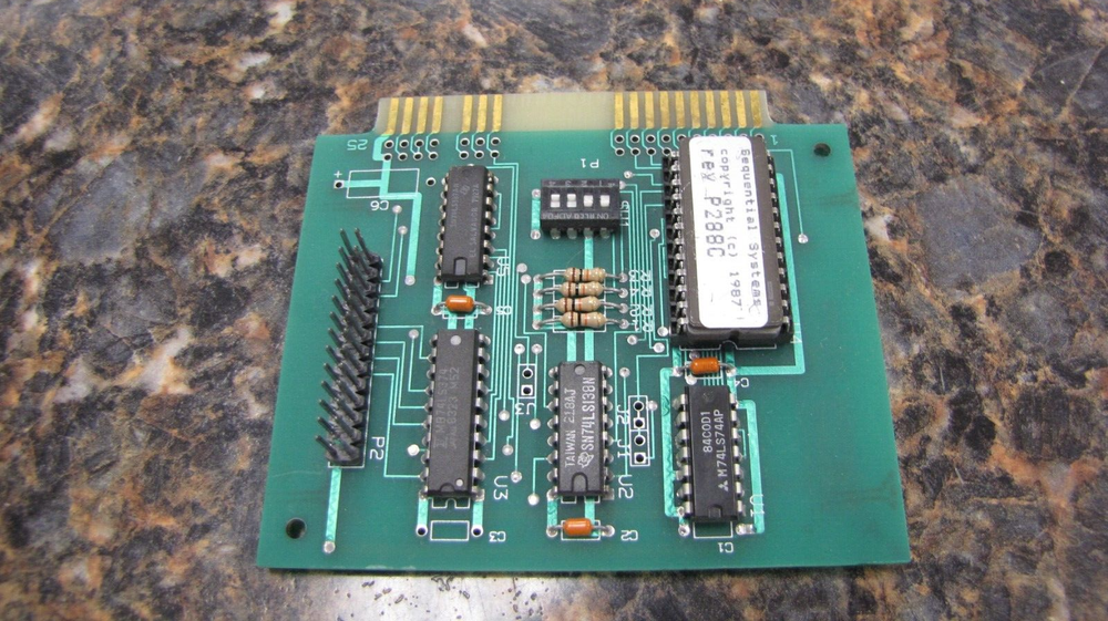 Vintage Sequential Systems REV P288C 1987 Card - GB2