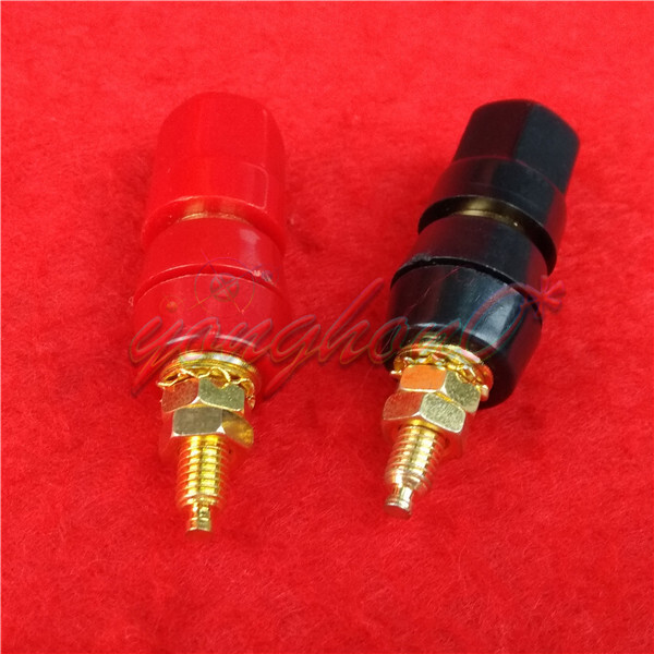 2pcs NEW 5-WAY Speaker Cable TERMINAL BINDING POST