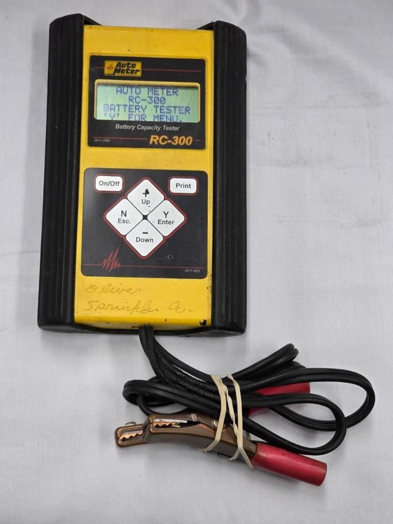 Auto Meter RC-300 Handheld SLA Battery Tester