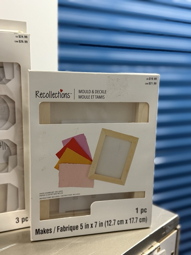 Recollections Papermaking Complete Bundle Mold Deckle Absorption Kit Templates