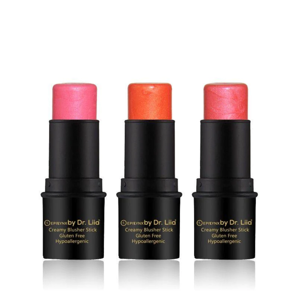 Compact Blush Stain Stick for Cheeks, Lips, Eyes