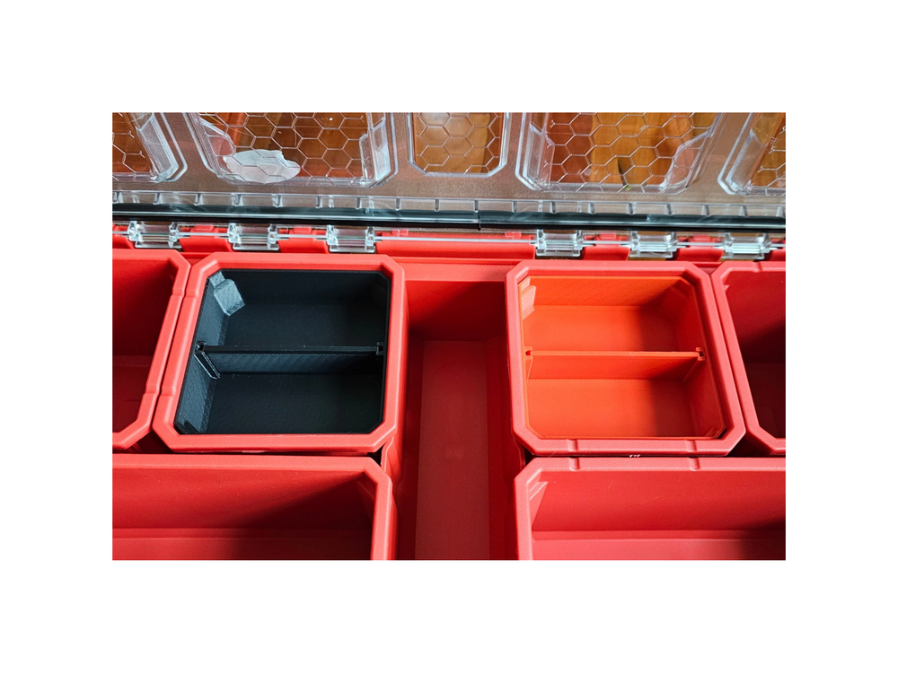 Milwaukee Packout Organizer SMALL TRAY nesting BIN INSERT W/Removable Divider