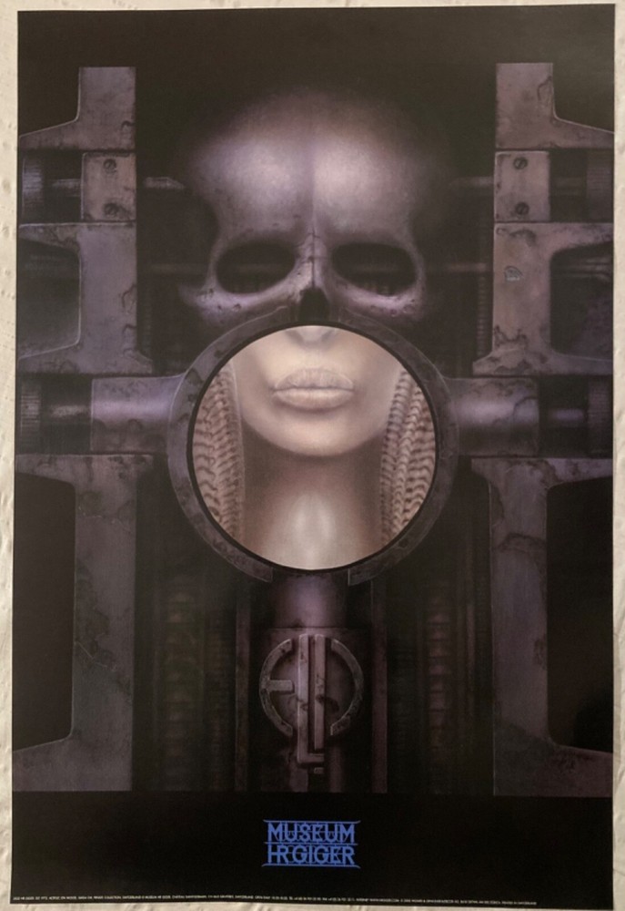 H.R. Giger Museum ELP 1973 Album Cover 2000 Poster Wizard & Genius Switzerland F